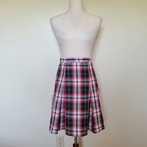 Royal Park | Vintage Pleated Plaid School Skirt